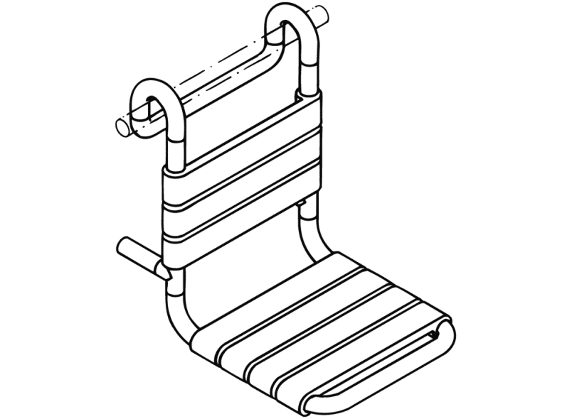801.51.100 подвесное сиденье HEWI Serie 477/801  - Вид №8