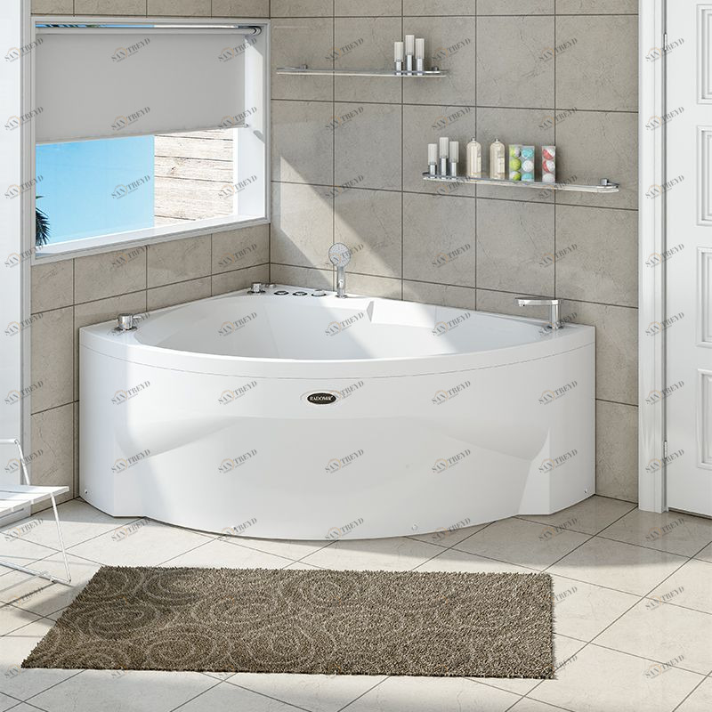 Ванна акриловая "АСТОРИЯ", 1680х1200 (левое исполнение), рама-подставка Radomir 1-01-0-1-1-019