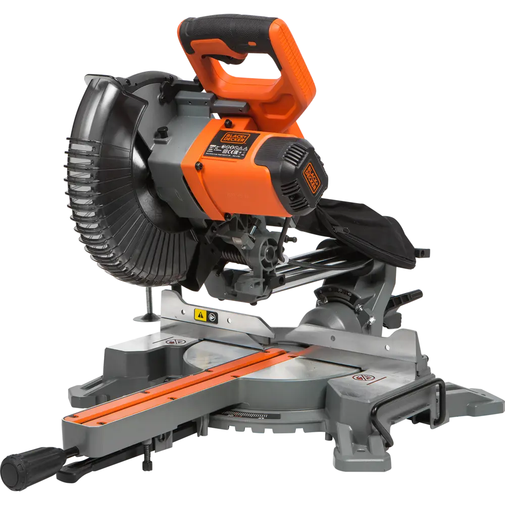 Пила торцовочная Black&Decker BES700-QS, 1600 Вт, 216 мм BLACK + DECKER STLM-2057901 - Вид №1