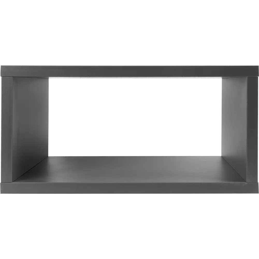 Стеллаж Spaceo KUB 1 секция 18x36.1x31.7 см ЛДСП цвет графит STLM-2022240 - Вид №4