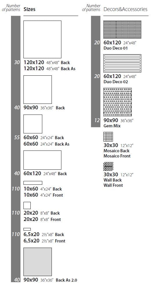 Пол / керамогранит с эффектом цемента CERAMICA SANT'AGOSTINO Duo ARCH-00049142 - Вид №3