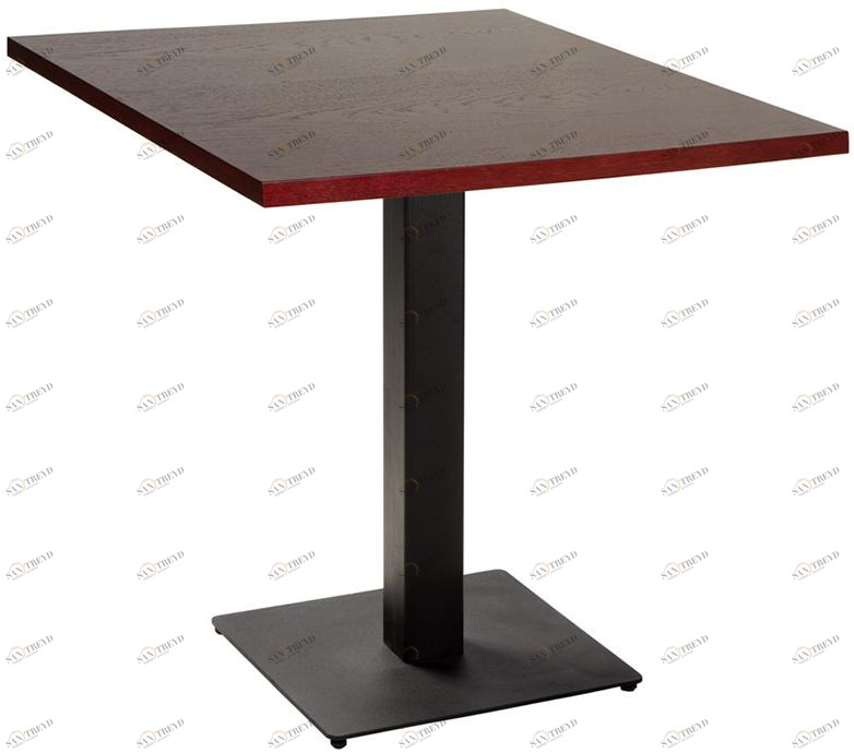 2662 Стол Квадро Nut 70*70 R-HOME 160428+401118_орех