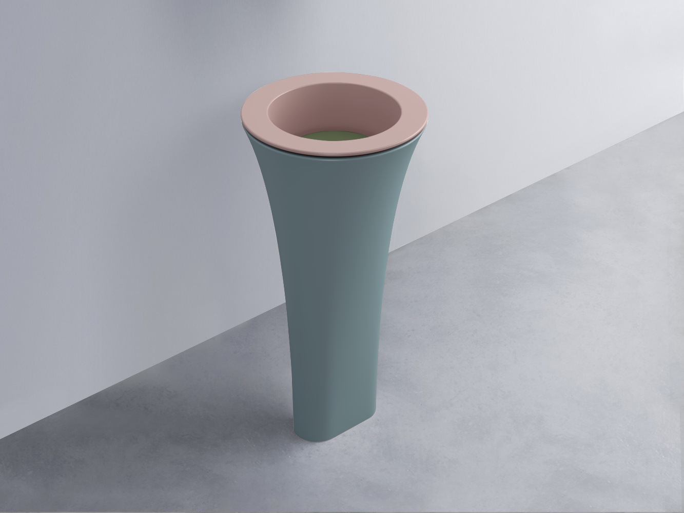 AMLA45-CP+AMPILT-AG+AMCOLT-PL Раковина Amedeo Tondo отдельностоящая cielo Enjoy + Amedeo Ceramica Cielo