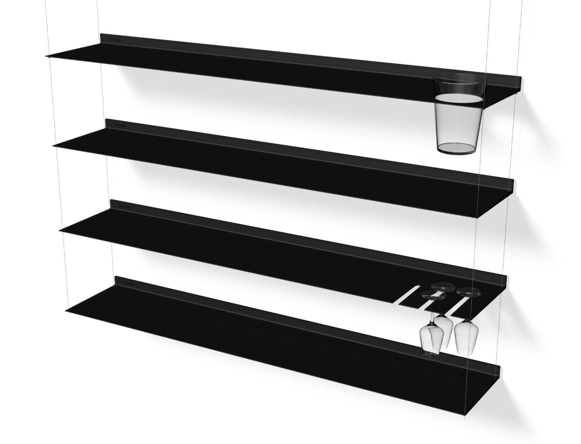 Алюминиевый книжный шкаф / перегородка Strackk ROOM DIVIDER ARCH-00061439 - Вид №16