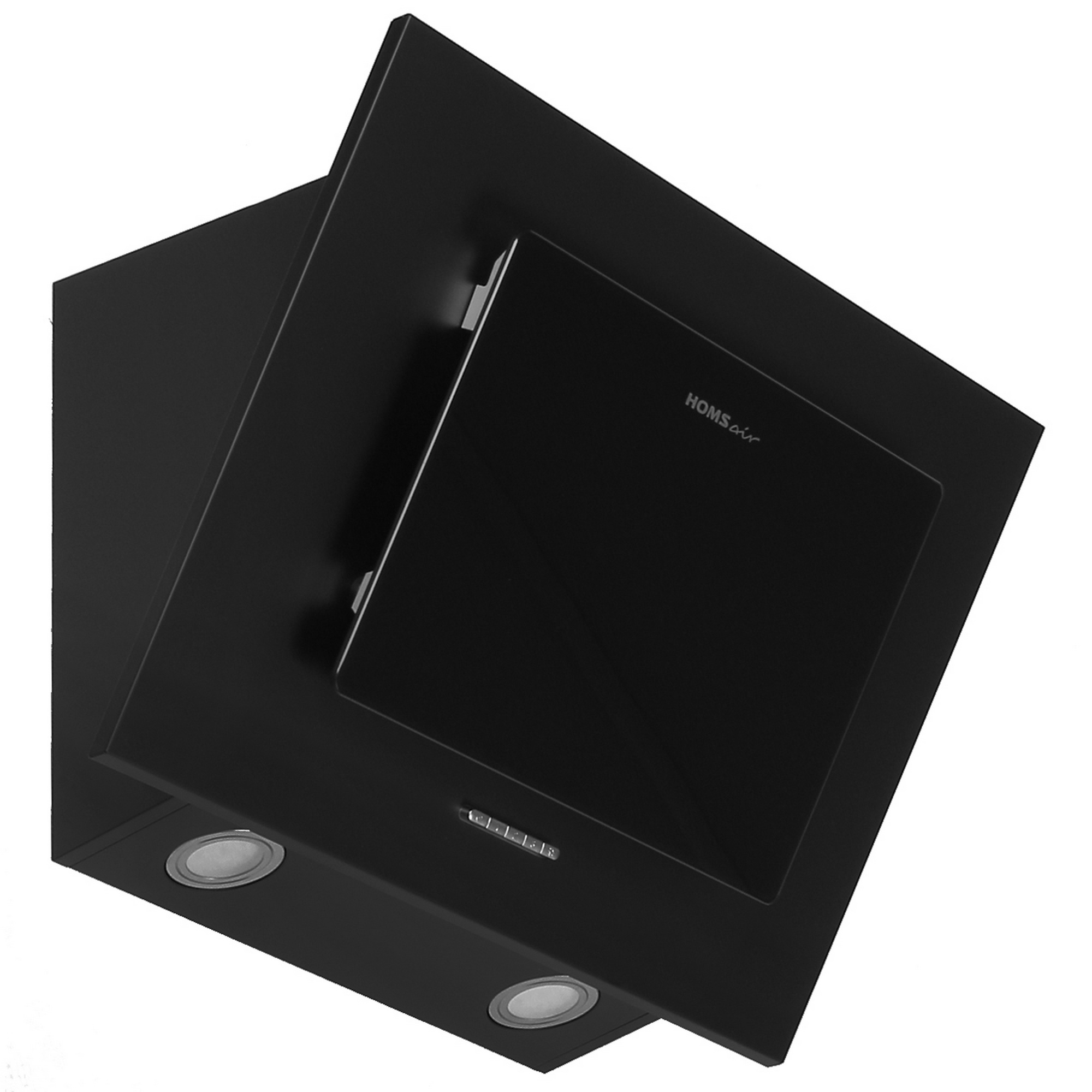 8160057 Вытяжка наклонная HOMSair BELL 60 черный/черный STDN-0001374