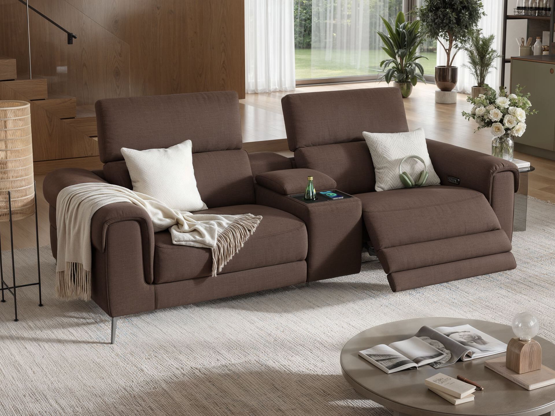 2 местный домашний кинотеатр ткань диван Sofanella Visso ARCH-00117113 - Вид №6