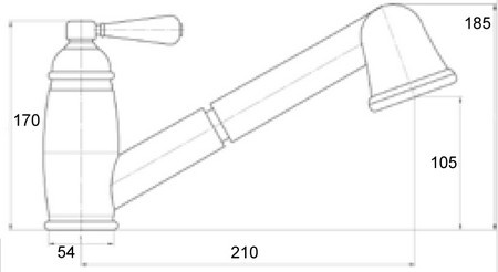 AV.CUC-9044.cr Смеситель Migliore Cucina - Вид №2