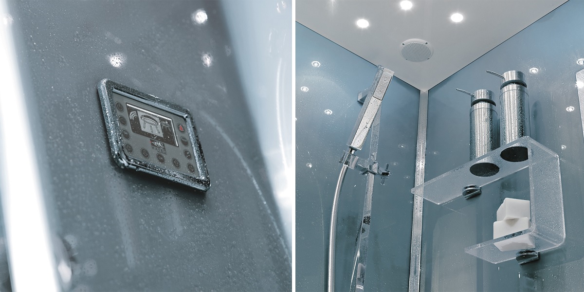 Душевая кабина угловая Tempo INTEGRA 100/100 см 1TPB1D3 Gruppo Geromin - Вид №1