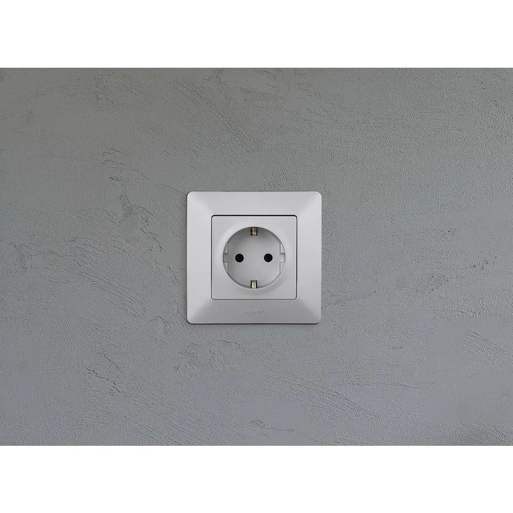 Розетка Legrand VLN-L 2 контакта с заземлением цвет алюминий Valena Life STLM-2183199 - Вид №10