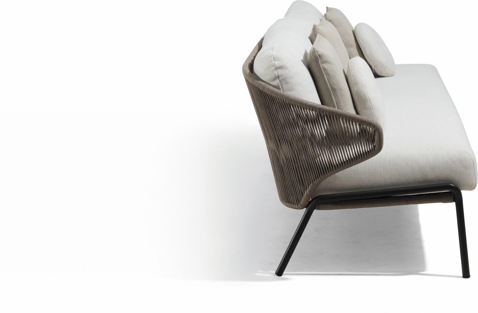 MNST575 3 мест. диван фиксированный лава бронза Manutti Radius - Вид №2