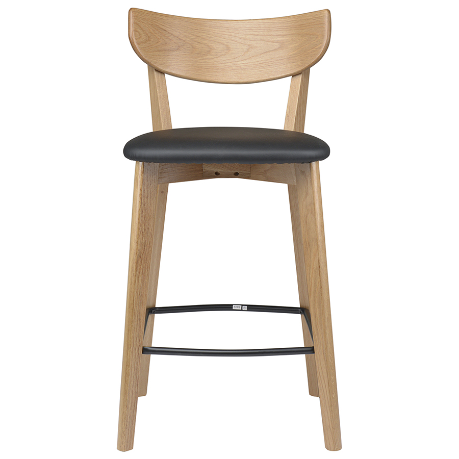 41110200 Стул барный , pero, pu-кожа, черный Unique Furniture  - Вид №7