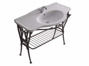 Алюминиевая консоль для умывальника