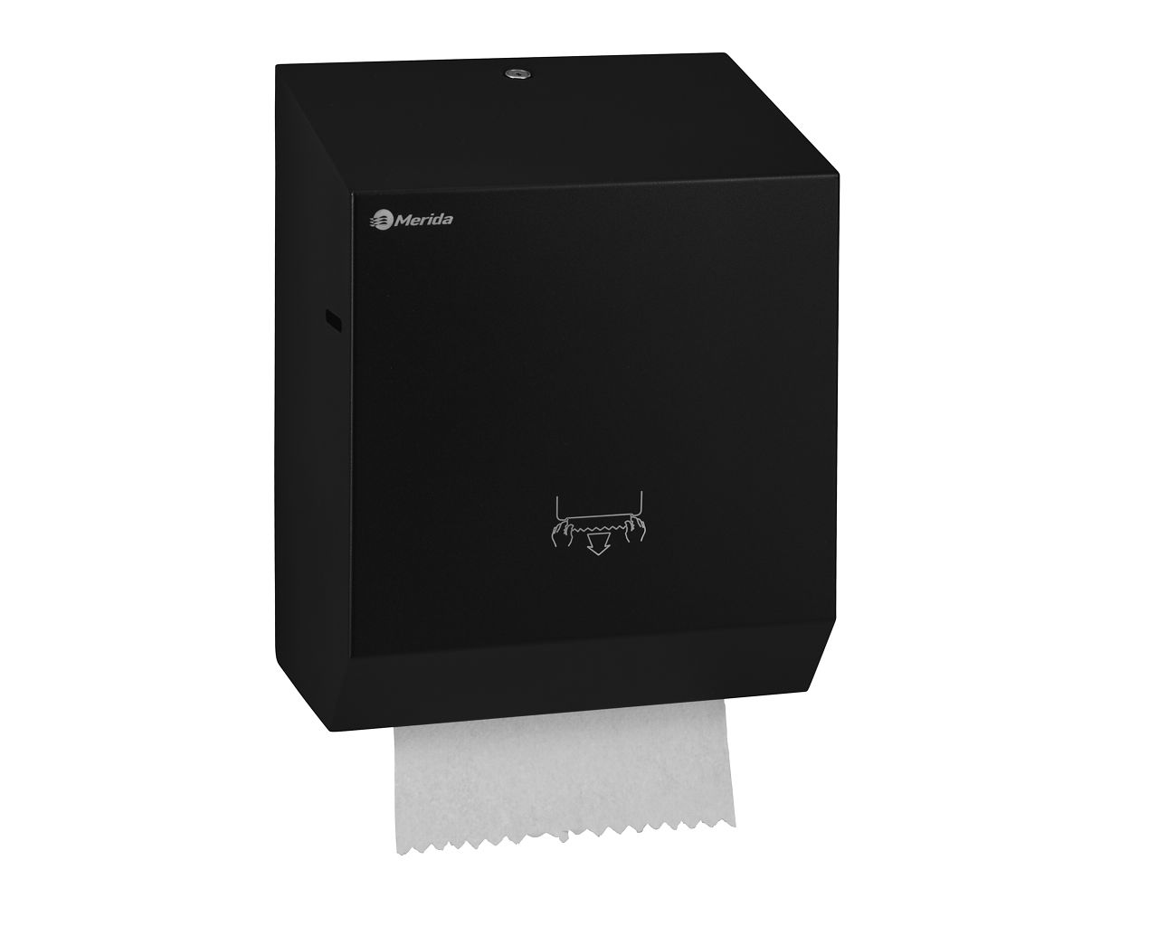 CSC303 STELLA BLACK LINE механический диспенсер для бумажных полотенец в рулонах, черный Merida  - Вид №2