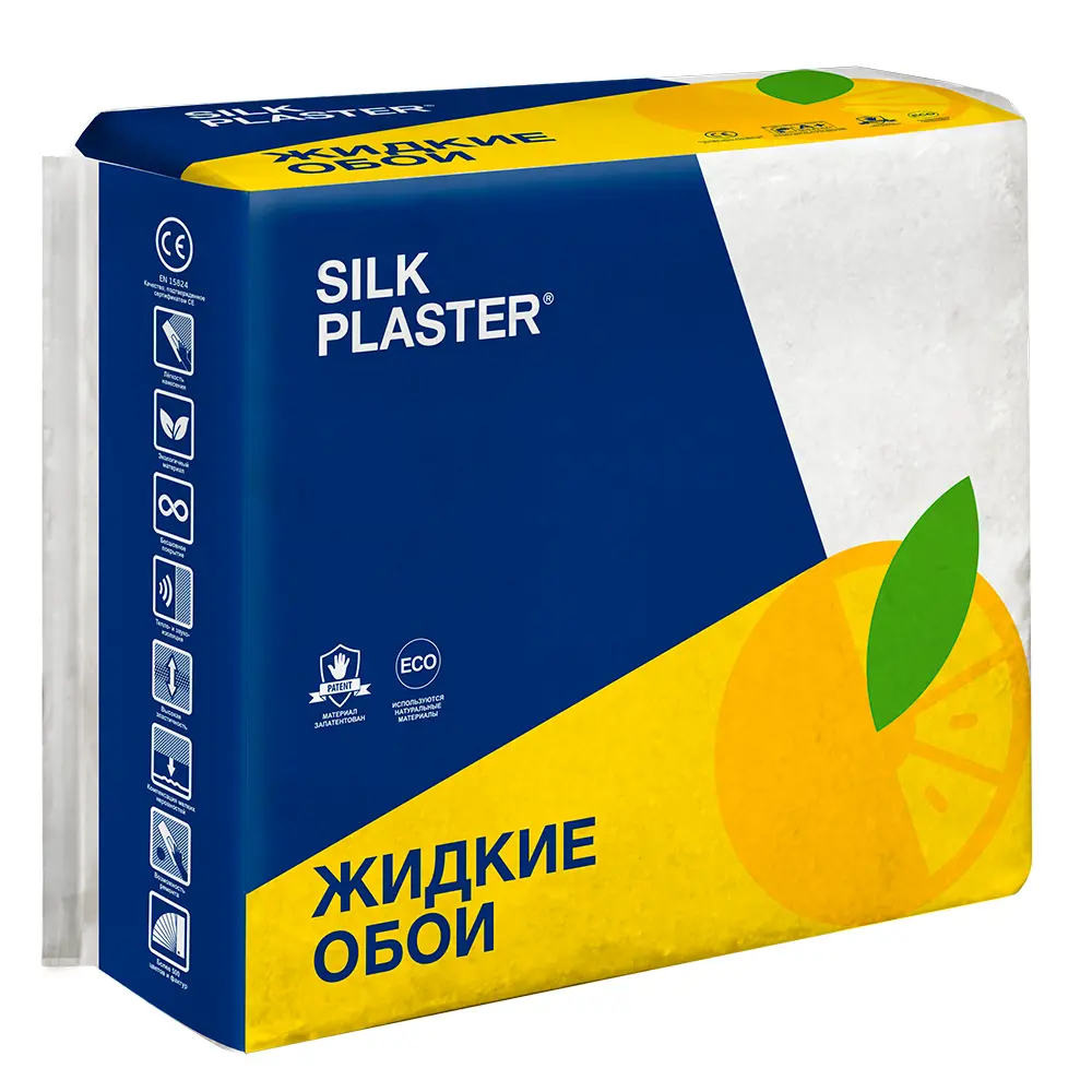 Жидкие обои SILK PLASTER Absolute А404 Сиренево-розовый 1.1 кг 82736084 STLM-0035106 - Вид №1