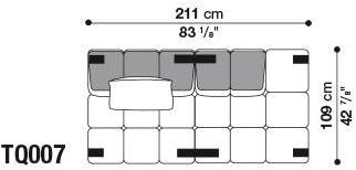 B&B Italia Модульный секционный диван Tufty time sun-id-1414316 - Вид №41
