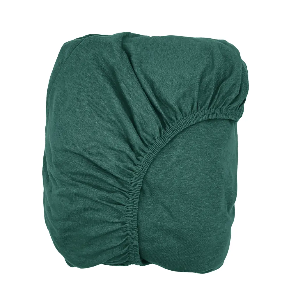 Простыня 160x200 см трикотаж на резинке цвет темно-бирюзовый Ardenza STLM-2092014