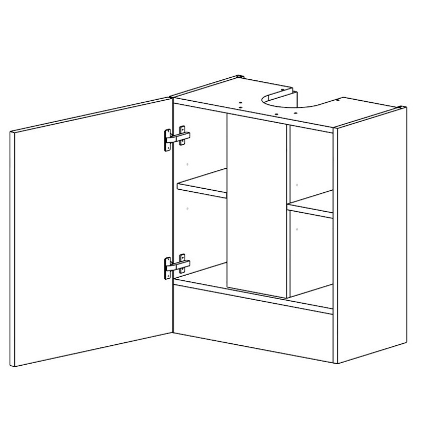 Шкафы навесные  EHV1D SIDAK SIST3536-9454