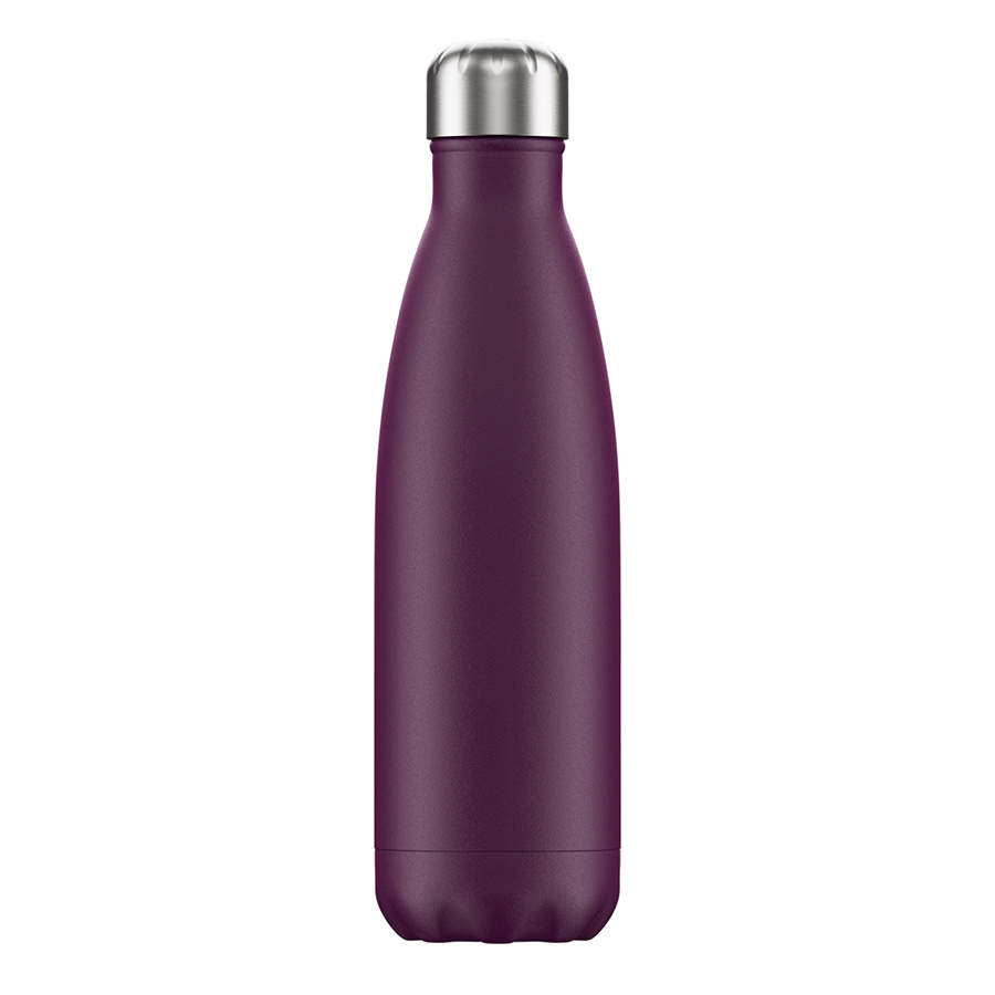 B500MAPPL Термос matte, 500 мл, фиолетовый Chilly's Bottles  - Вид №1