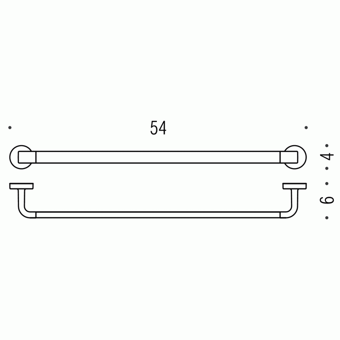 B5210 Полотенцедержатель 54 см COLOMBO NORDIC Colombo Design - Вид №2