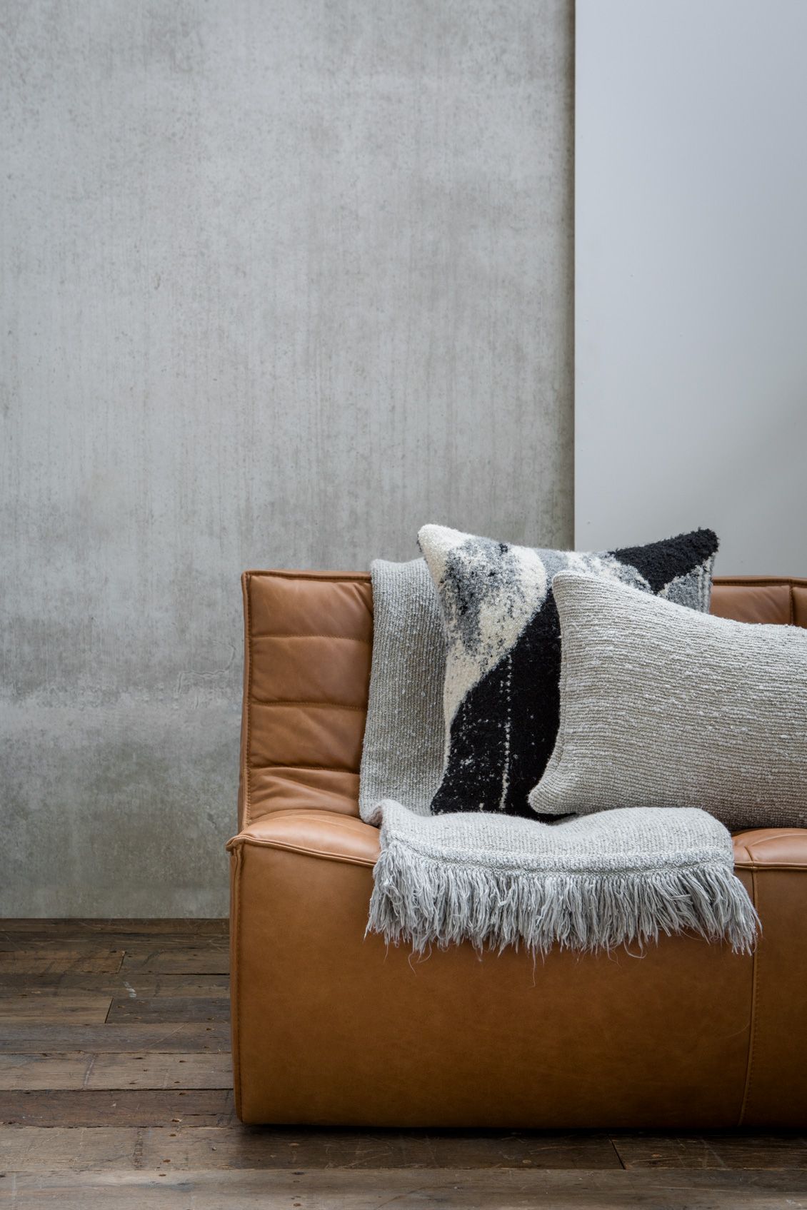 2-местный кожаный диван Ethnicraft N701 ARCH-00039600 - Вид №8