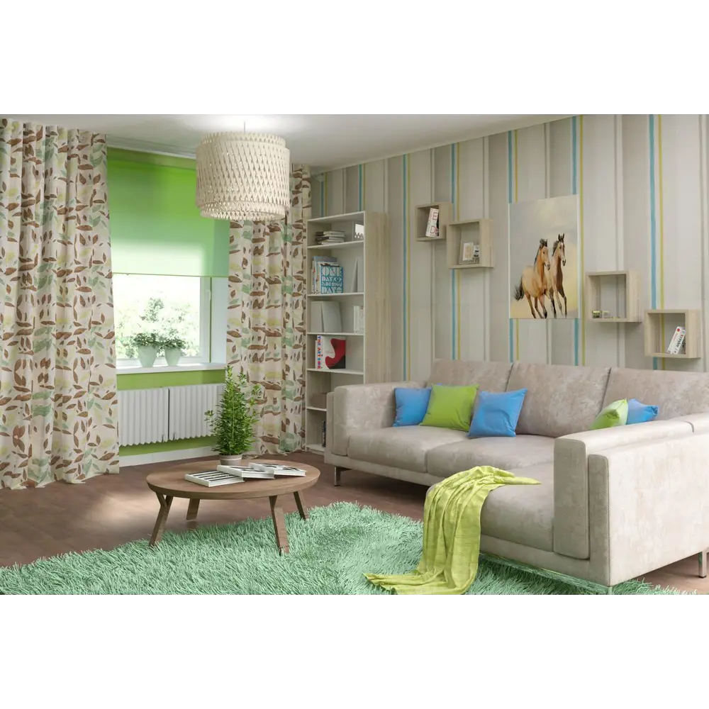 Штора рулонная Inspire «Шантунг», 180х175 см, цвет зелёный 82038518 STLM-2139452  - Вид №7