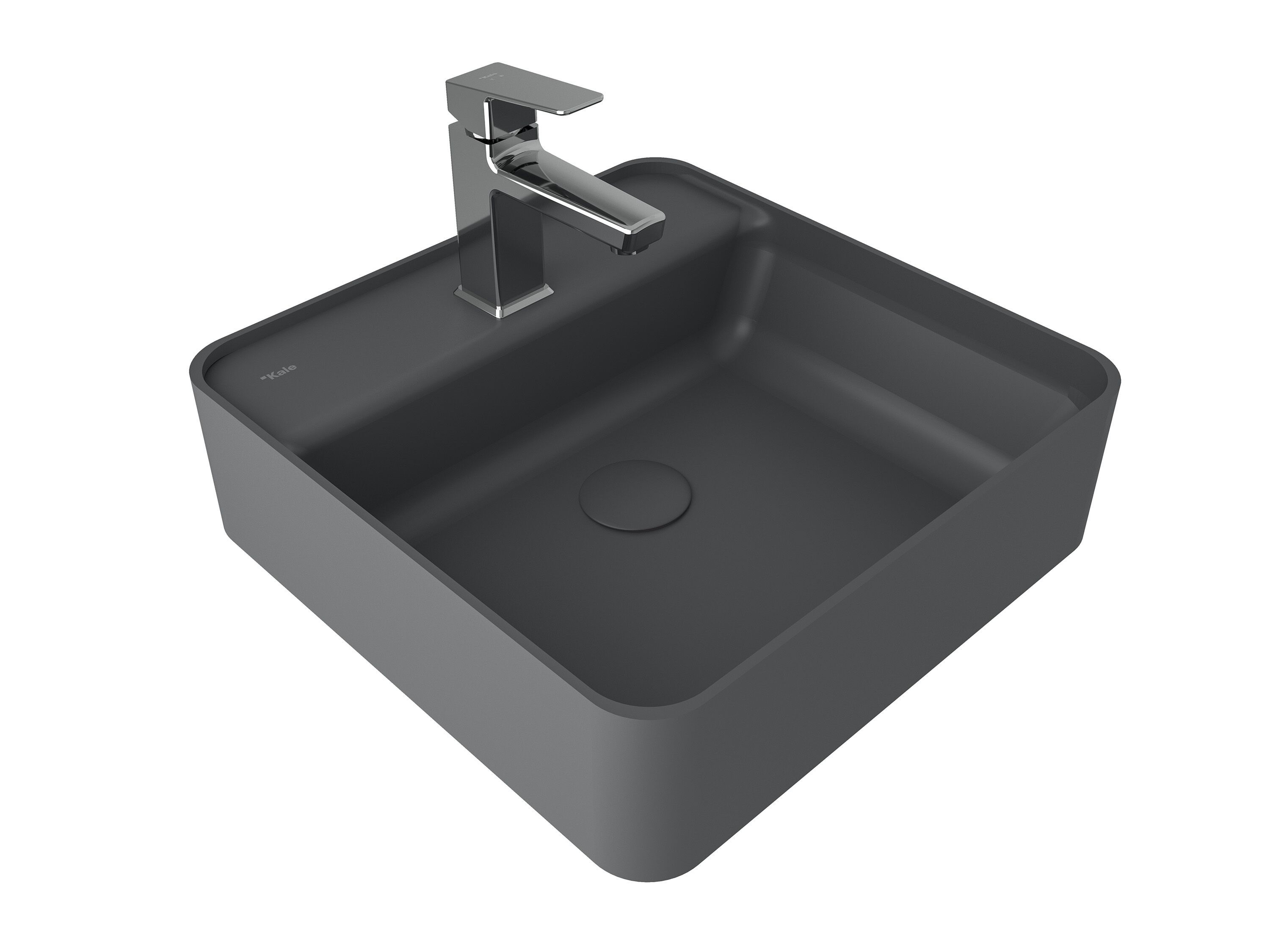 Квадратный умывальник Fireclay Kaleseramik сантехника ARCH-00043614 - Вид №2