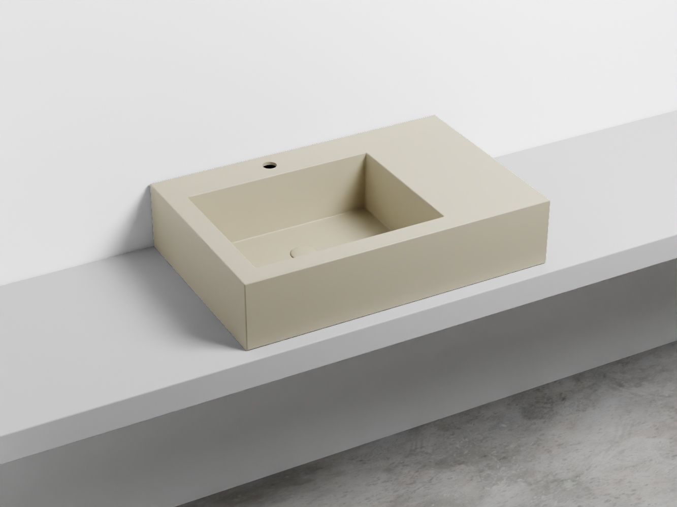 NALAMSX-LN Керамическая раковина с 1-им отверстием, чаша слево cielo I Narcisi Ceramica Cielo