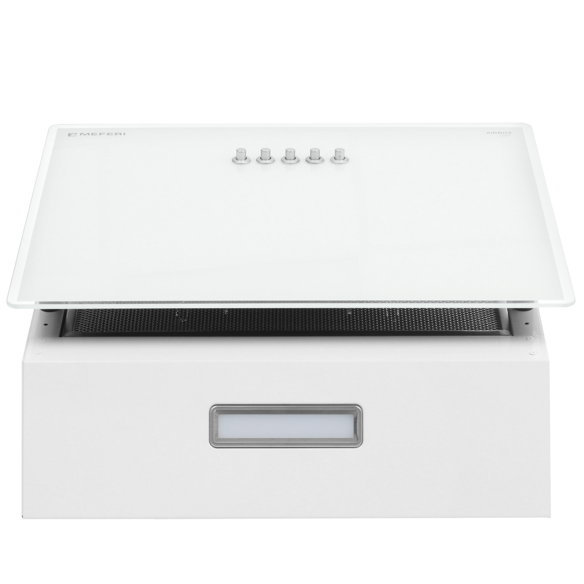 9168698 Вытяжка наклонная Meferi AIRBOX45WH LIGHT белый STDN-0039456 - Вид №6