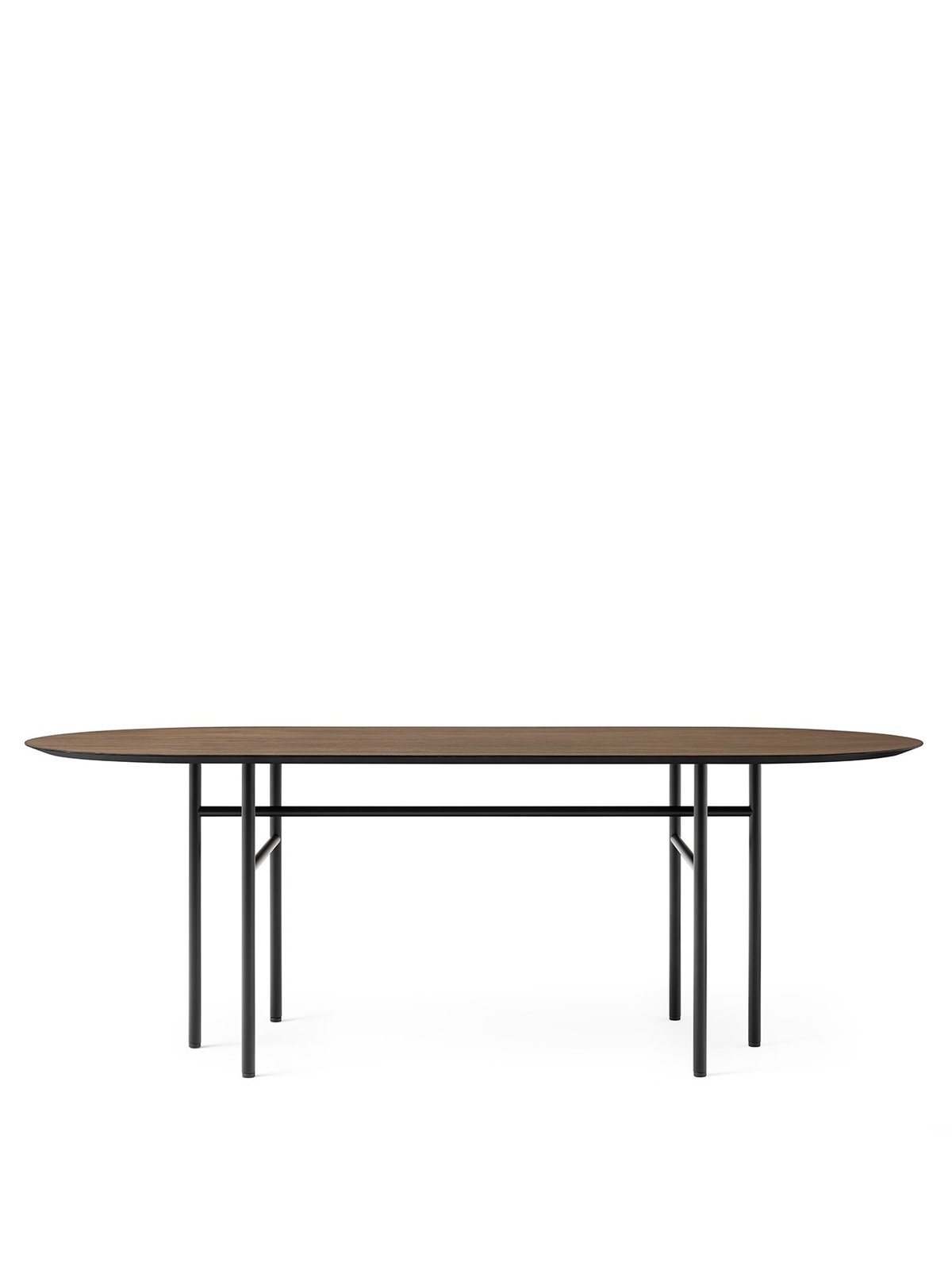 1151539 MENU Овальный стол Snaregade Черный | Черный дуб  - Вид №6