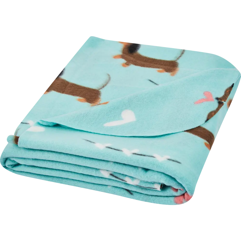 Плед Такса 130x170 см флис цвет разноцветный Ardenza Детство STLM-2075633