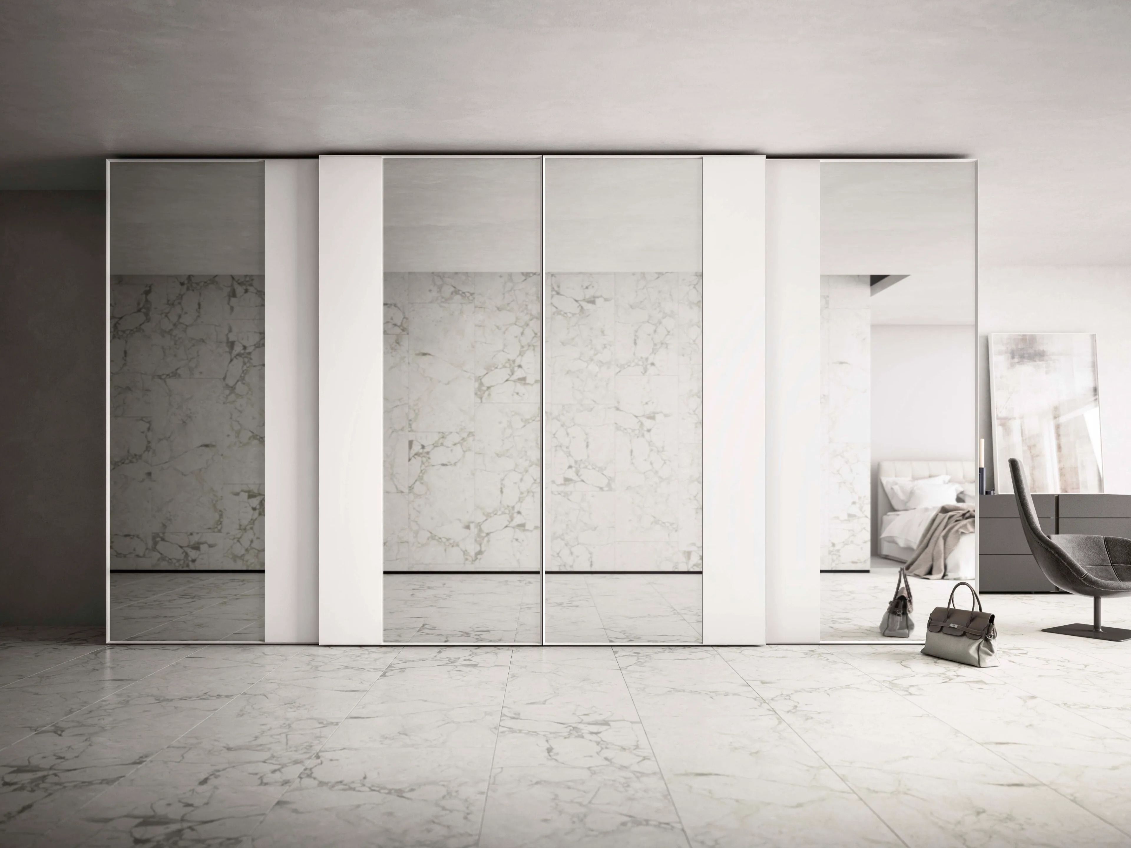 Модульный шкаф с раздвижными дверями Alf DaFrè смеситель ARCH-00090343 - Вид №3