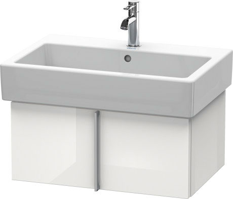 VE610500707 Vero Тумбочка подвесная Бетонно-серый матовый декор Duravit - Вид №2
