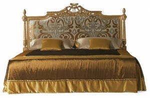 OAK Двуспальная кровать в стиле Людовика XVI с мягким изголовьем Galleria