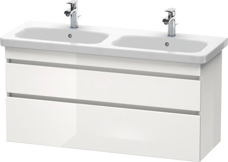 DS649803131 Тумбочка подвесная DuraStyle #DS6498 1230 x 448 мм Сосна серебристая, декор Duravit - Вид №2