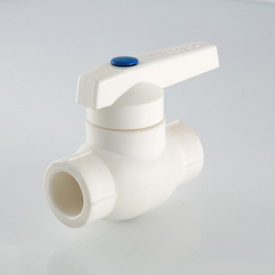 VTp.744.0.025 Кран полипропиленовый шаровой с латунной обоймой Valtec 25 мм  - Вид №7