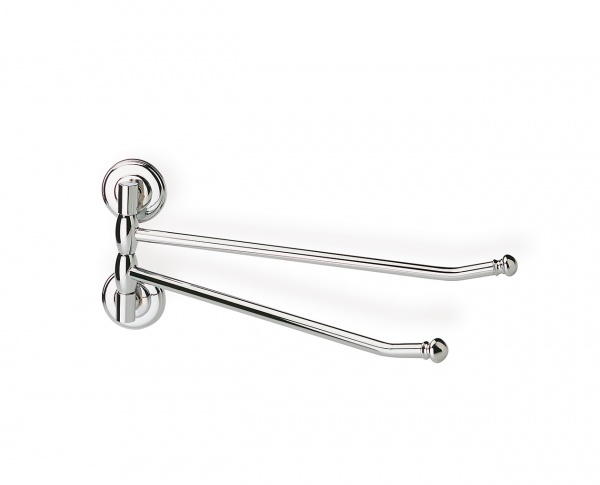I16(08) Stil Haus Idra, полотенцедержатель двойной поворотный, цвет хром 