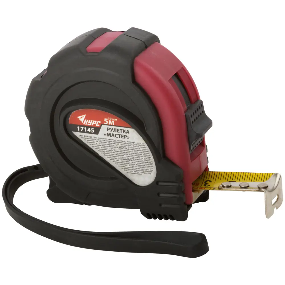 Рулетка Курс 17145 5 м x 19 мм STLM-2201179
