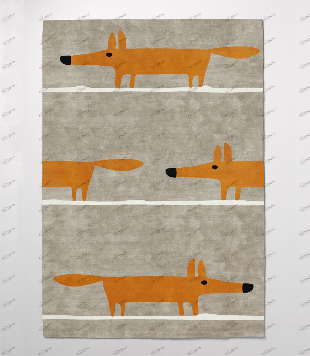 Ковер детский Fox bege 140х200 бежевый RUGBERRY FOX 326079 Бежевый