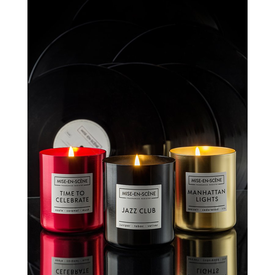 Свеча ароматическая Mise En Scene Jazz Club AMBIENTAIR  00-3894980 Черный  - Вид №4