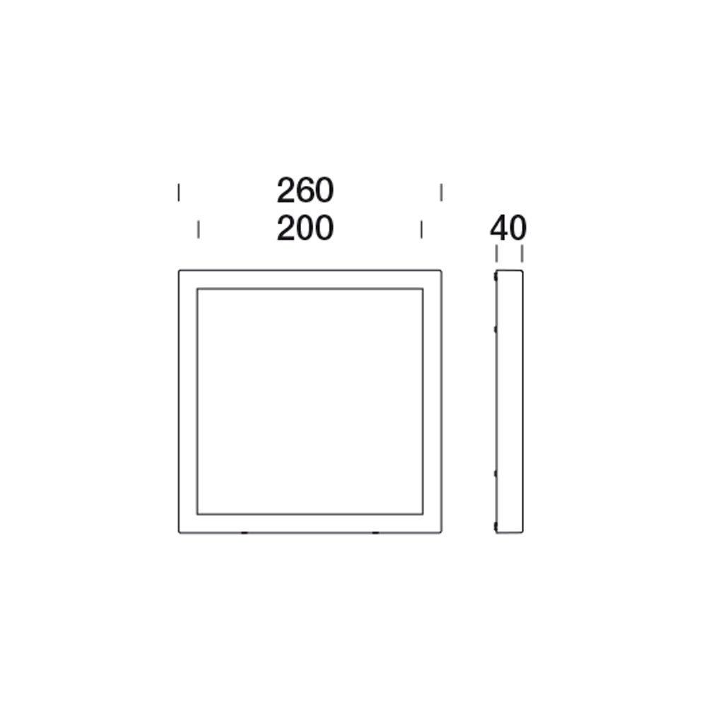 5026466 Потолочный светильник Platek PIX  PIX 26 - LED 4000K diffuse - Вид №6