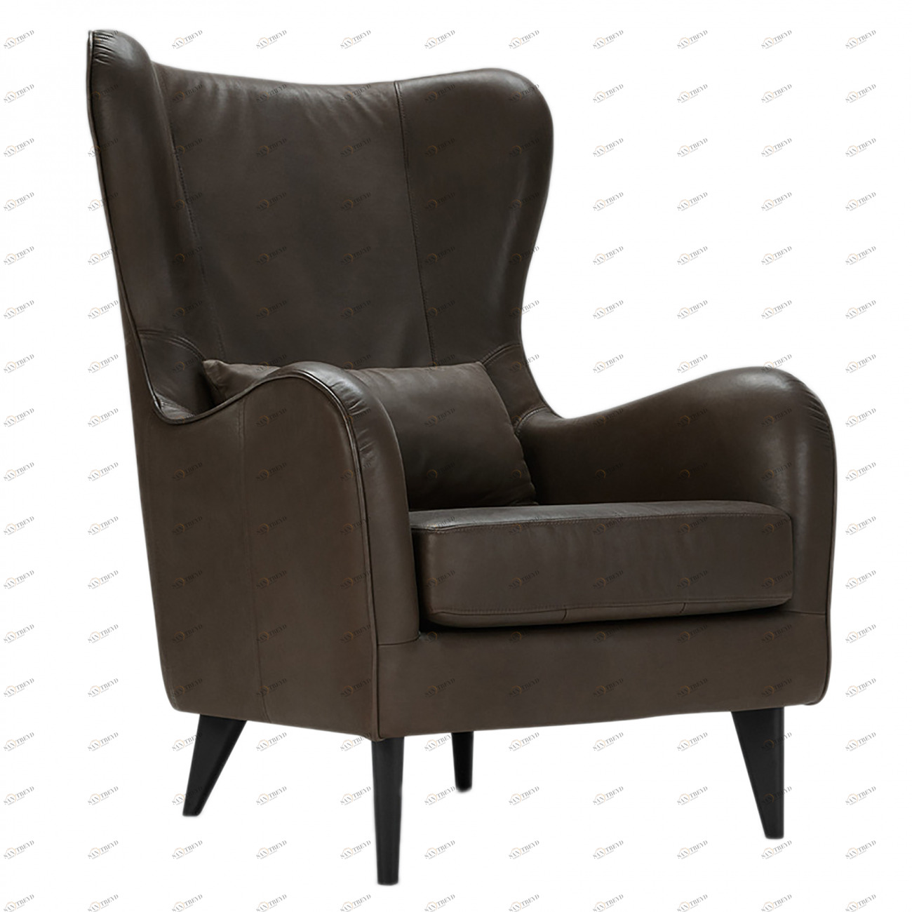 Кресло Greta кожа темно-коричневое SITS GRETA 192450 Венге