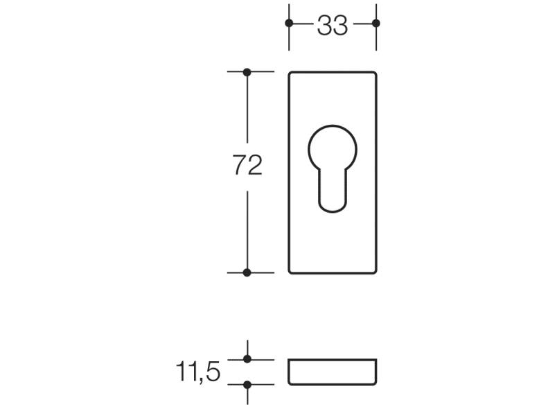 318XAKN розетка для ключей HEWI System 100 | Edelstahl  - Вид №2