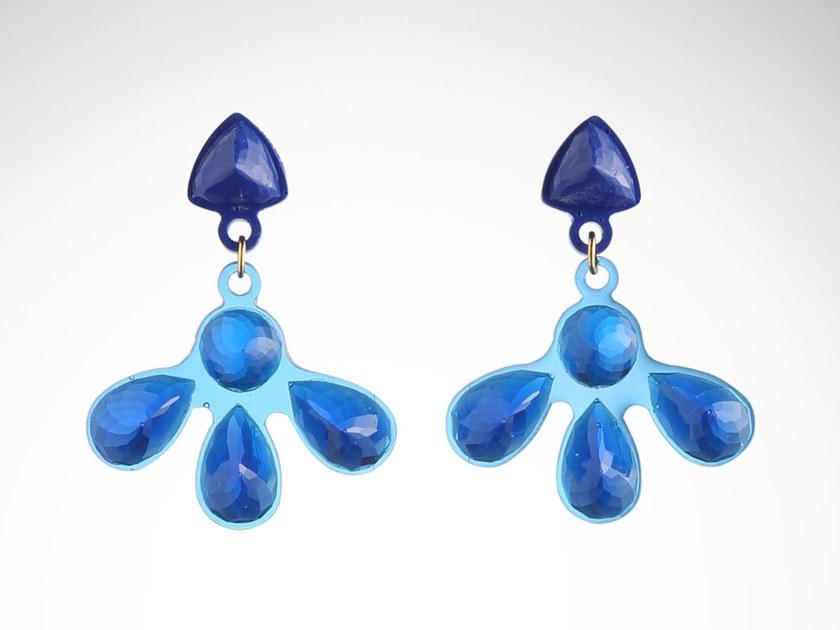 Corsi Design Серьги из синтетического материала Long stones sun-id-1346313 - Вид №1