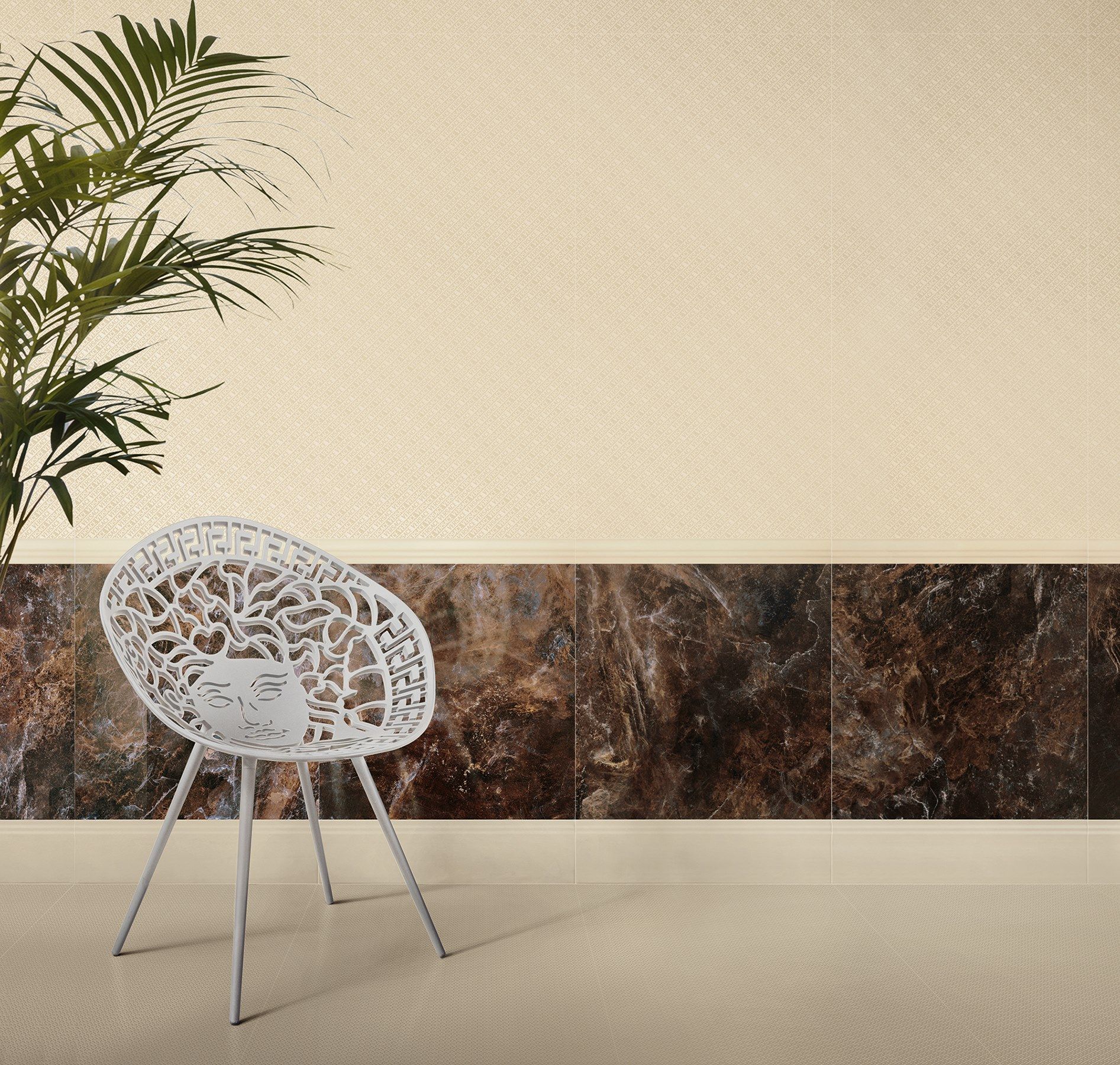 Облицовка керамогранита для интерьера Versace Ceramics Иконы ARCH-00023732 - Вид №4