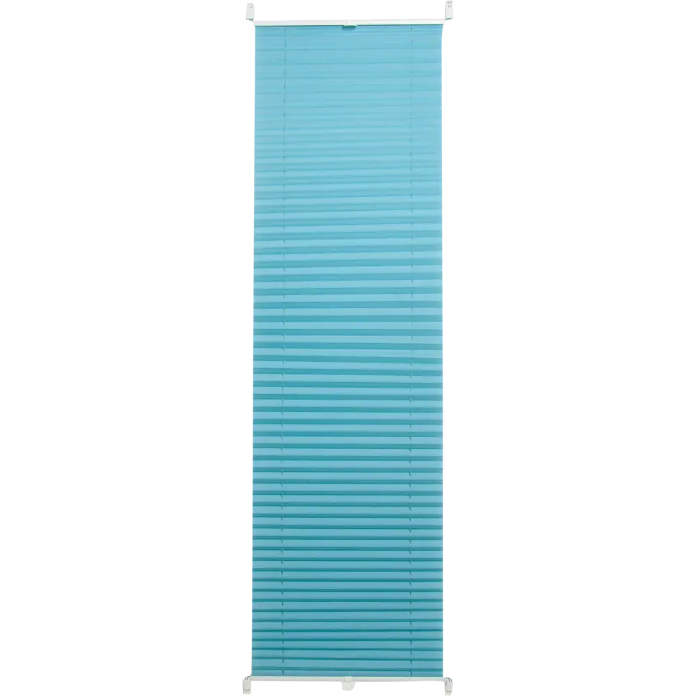 Штора плиссе «Плайн», 40х160 см, текстиль, цвет бирюзовый Santreyd STLM-2212641