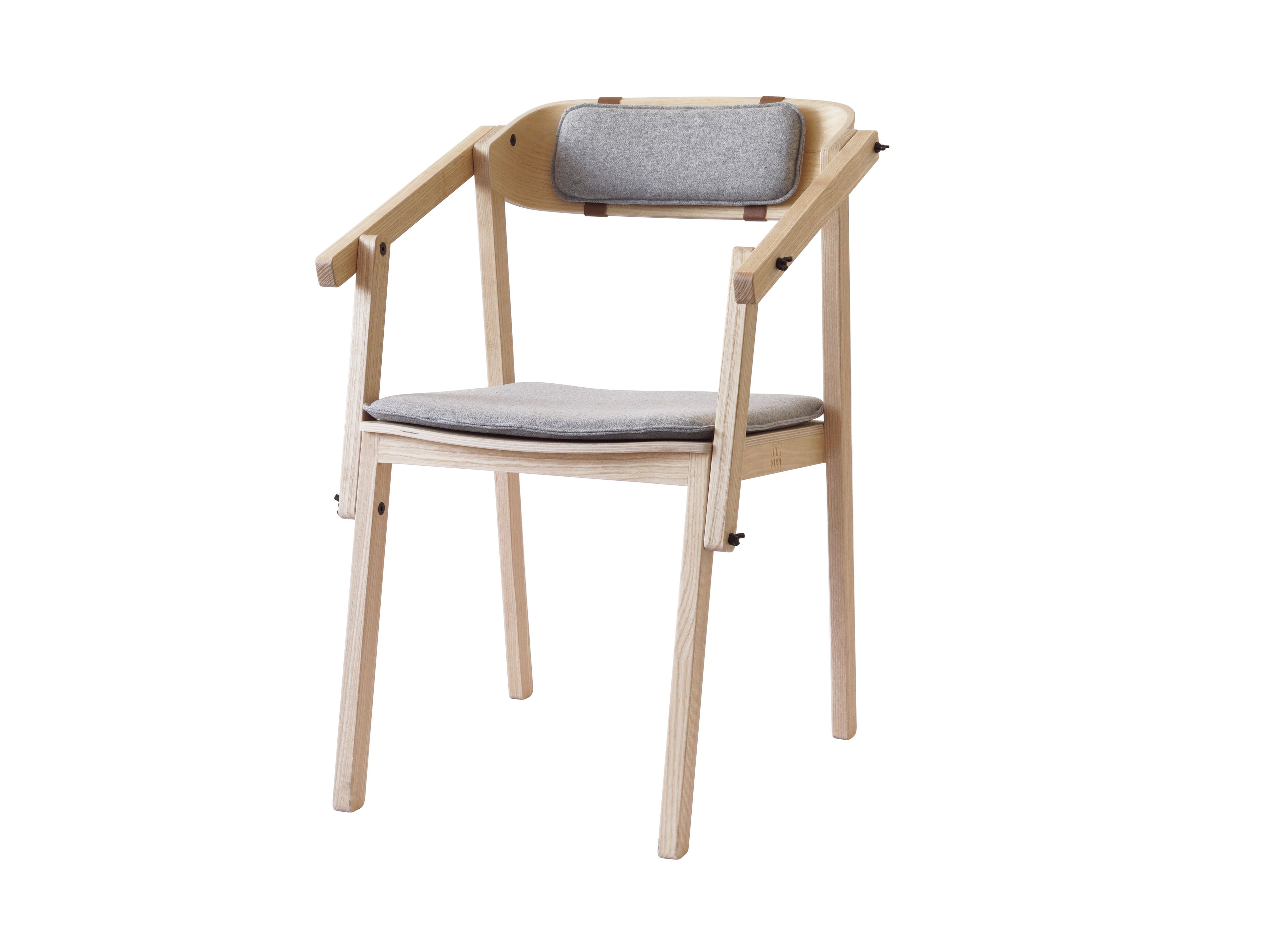 Стул из ясеня со встроенной подушкой Askia ателье ARCH-00103774