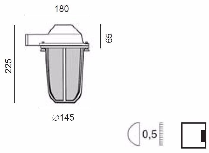 BEL-LIGHTING Бра для улицы из латуни Cambridge 117.5.07 - Вид №1