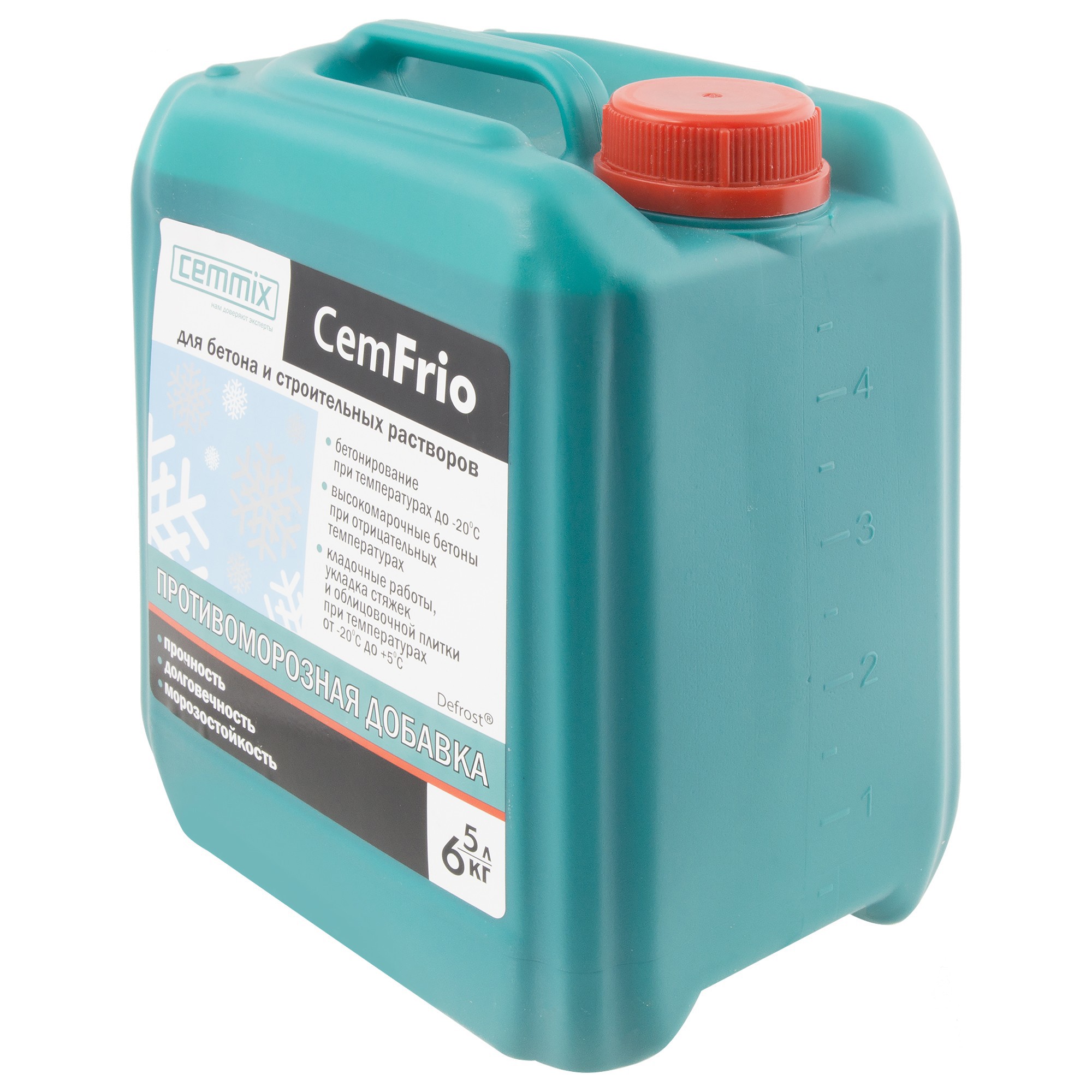15914307 Добавка противоморозная CemFrio 5л STLM-0006491 CEMMIX  - Вид №1