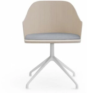 Billiani Вращающееся кресло из ясеня с мягким сиденьем Fitt classic 027