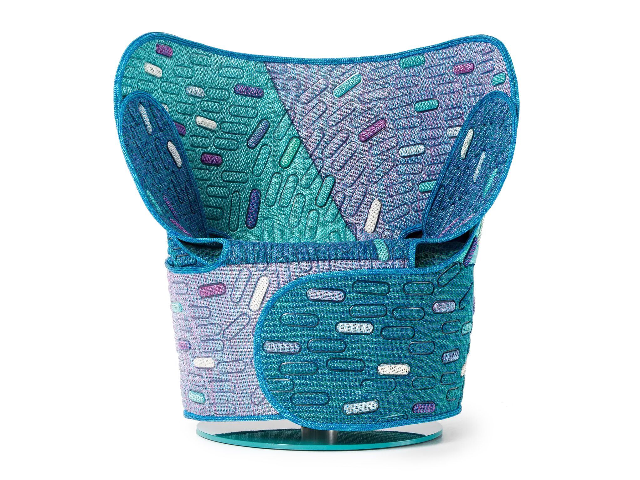 Maris ткань поворотный садовый стул Paola Lenti Hana-arashi ARCH-00007309 - Вид №2